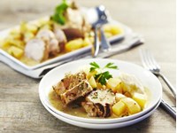 Mignon de porc mariné à la graine de moutarde